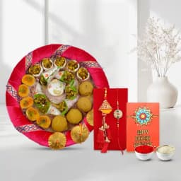 Best-bonding Couple Rakhi with Sweets 1