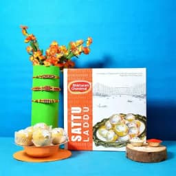 Awesome Spark Stone Rakhi Trio 1