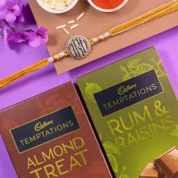 Graceful Rakhi N Cadbury Temptation Combo 1