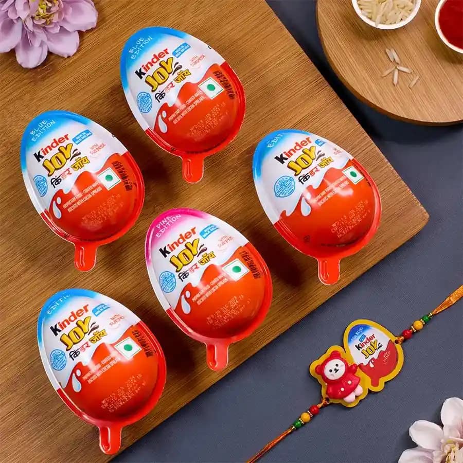 Stylish Kinder Joy Rakhi Set