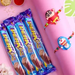 Fabulous Kids Cartoon Rakhi N Cadbury Perk Delight 1