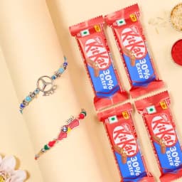 Trendy Kids Rakhi N KitKat Combo 1