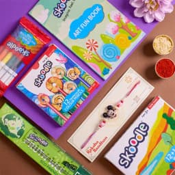 Amazing Kids Mickey Rakhi N Creative Art Kit Combo 1