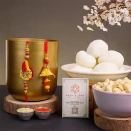 Bhai Bhabhi Rakhi Delight Combo 1