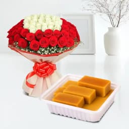Blissful Roses with Sweet Mysore Treat 1