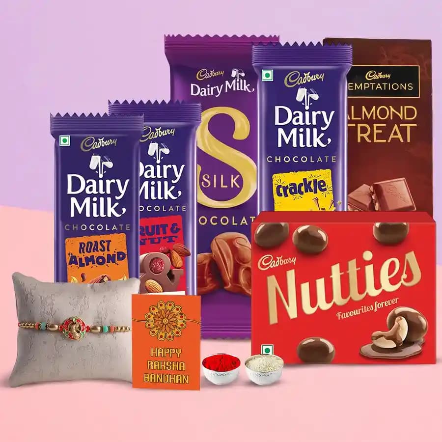 Cadbury Chocolate Delight & Rakhi Combo