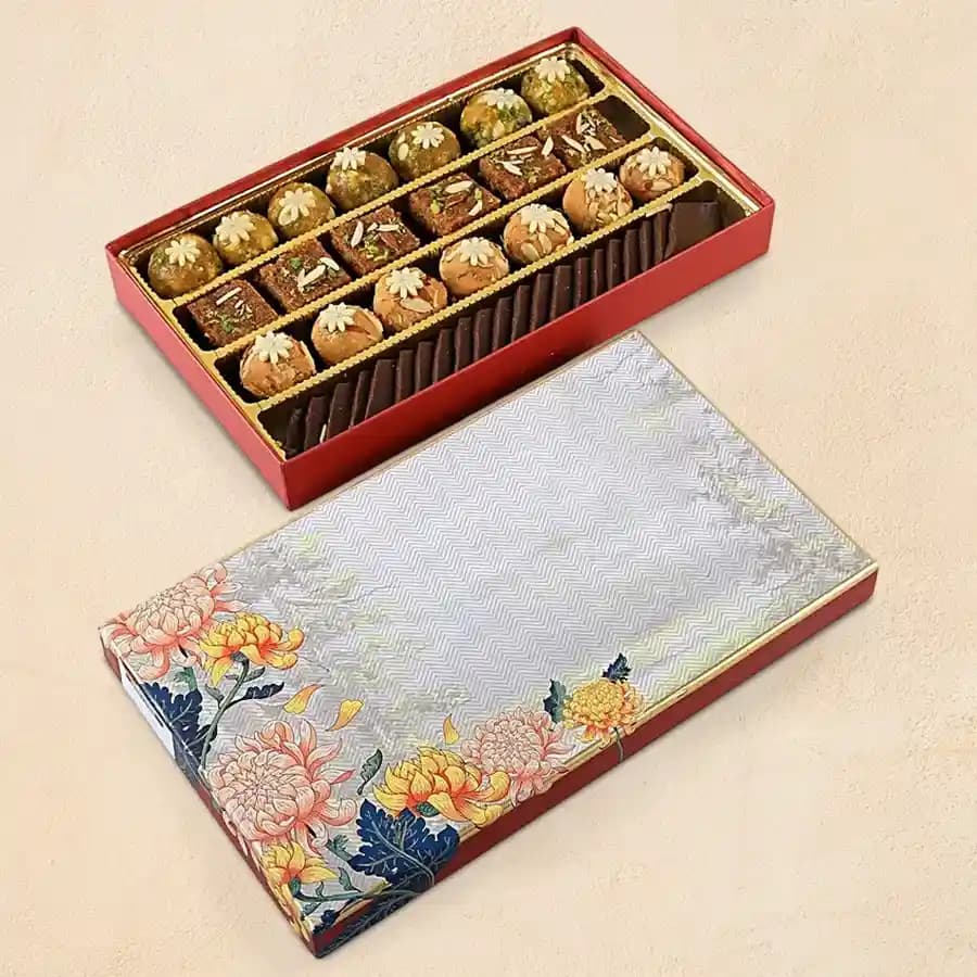 Gourmet Indian Sweet Treats Box for Cherished Moms