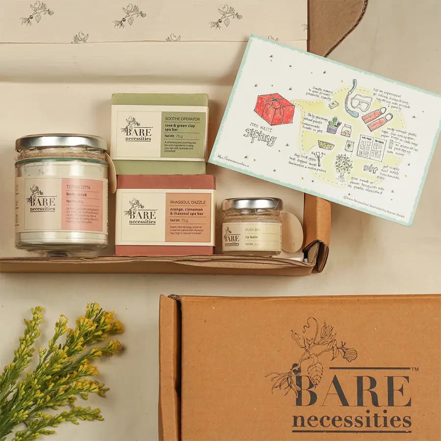 Eco Luxe Pampering Gift Set: Handmade Soaps & Lip Balm