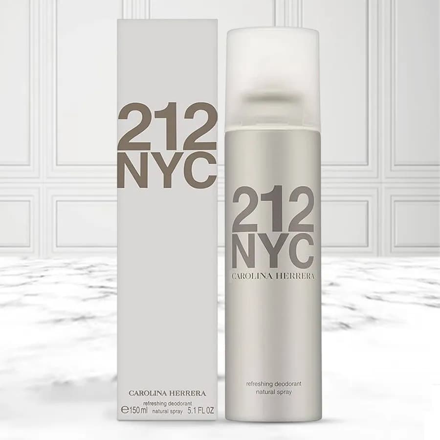 Fragrant Dose of Carolina Herrera 212 NYC Deodorant Spray for Women