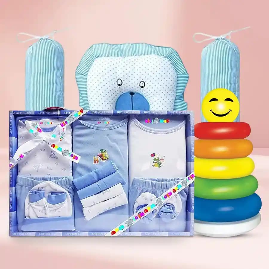 Wonderful Trio of Dress Set with Littles Junior Ring N Pillows