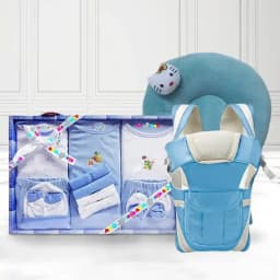 Exclusive Gift of Dress Set with Neck Supporting Pillow N Baby Carrier 1
