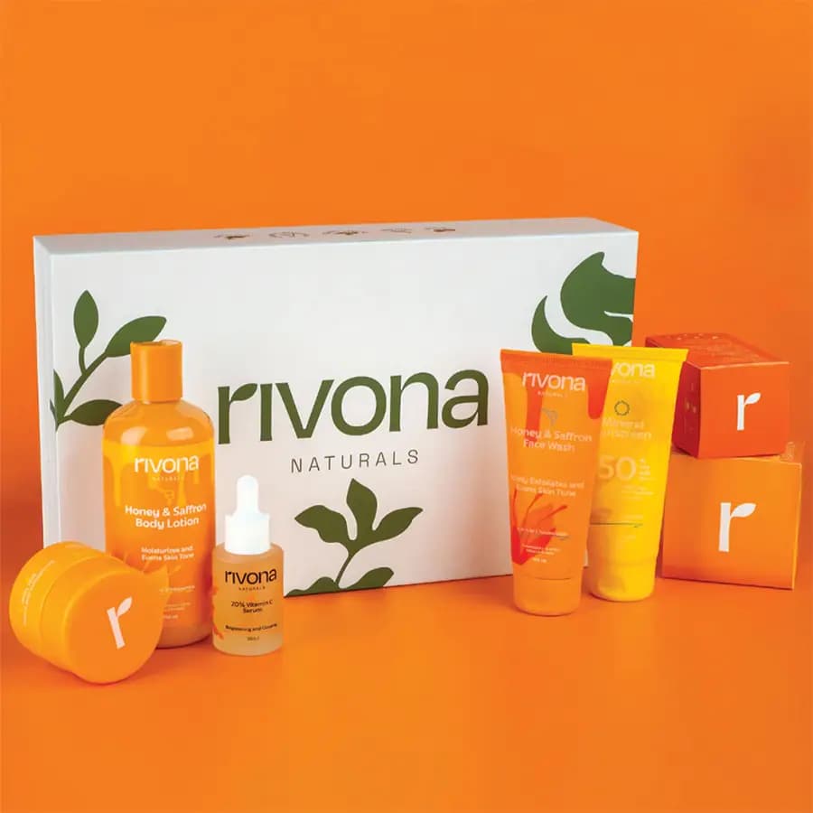 Rivona Naturals Complete Saffron Skincare Kit