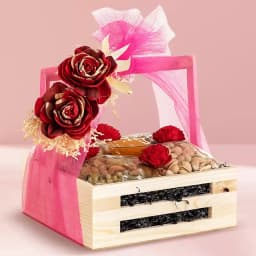 Fancy Nuts Loaded Decorative Basket 1