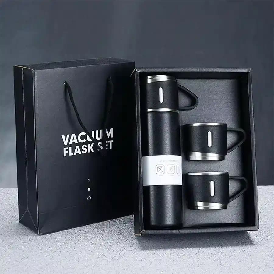 Vacuum Flask with Cup Set
