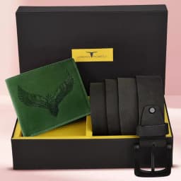 Amazing Urban Forest Wallet N Belt Combo for Men 1