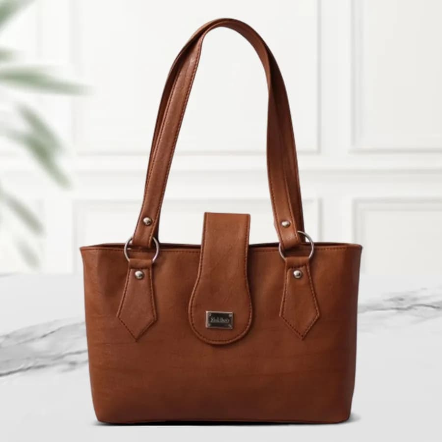 Brown Multipurpose Shoulder Bag for Ladies