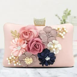 Dazzling Floral Evening Clutch for Her 1