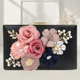 Beautiful Ladies Floral Party Clutch 1