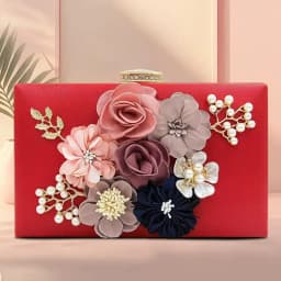 Elegant Floral Party Clutch 1