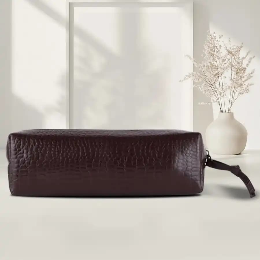 Fancy Leather Utility Pouch