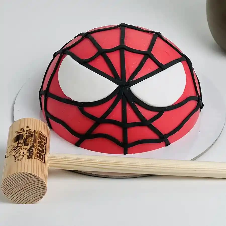 Delectable Spiderman Pinata Cake for Kids