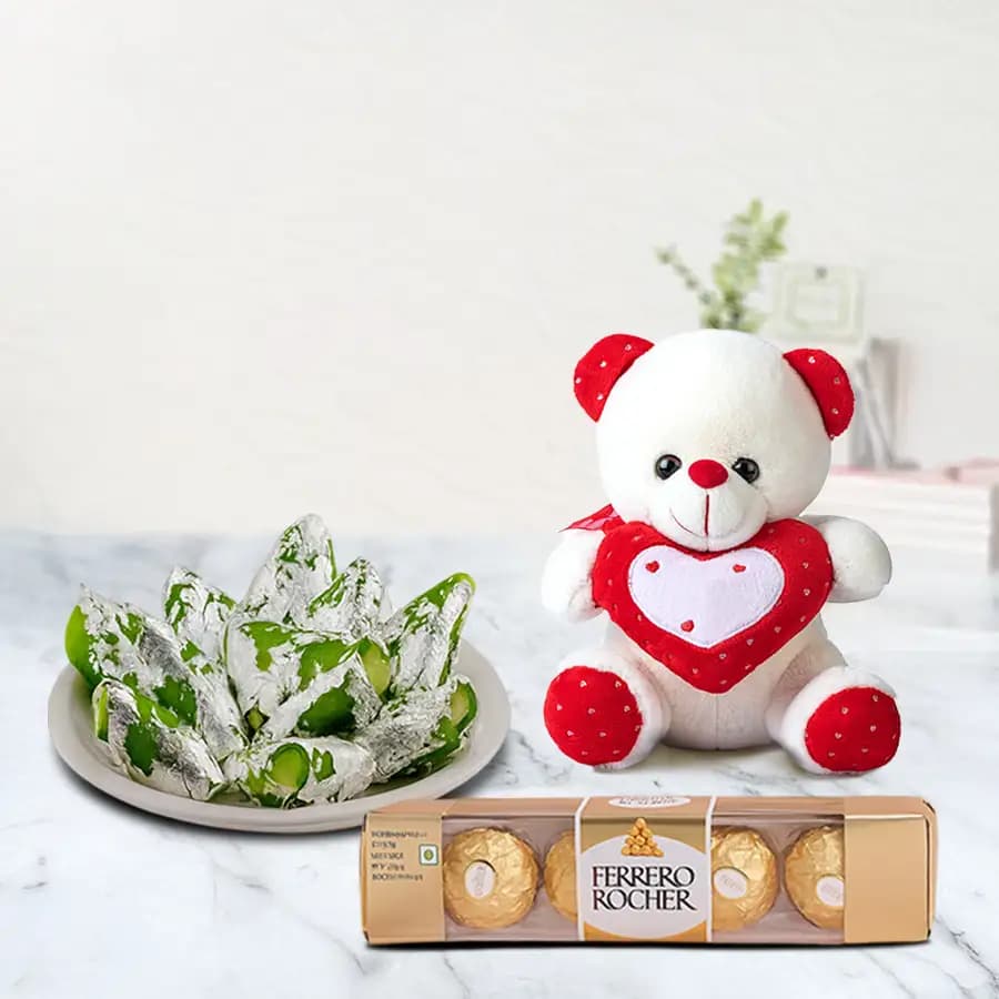 Delightful Pista Pan & Cuddly Companion