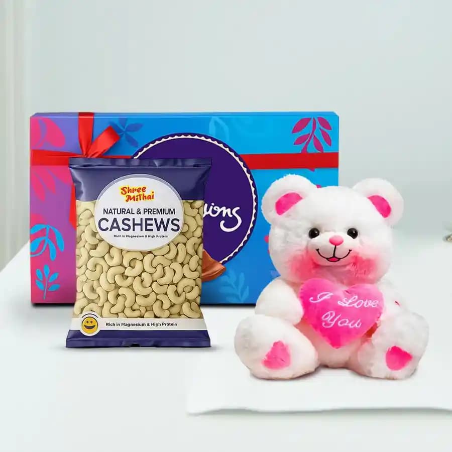 Kaju King from Shree Mithai with Teddy N Cadbury Celebration