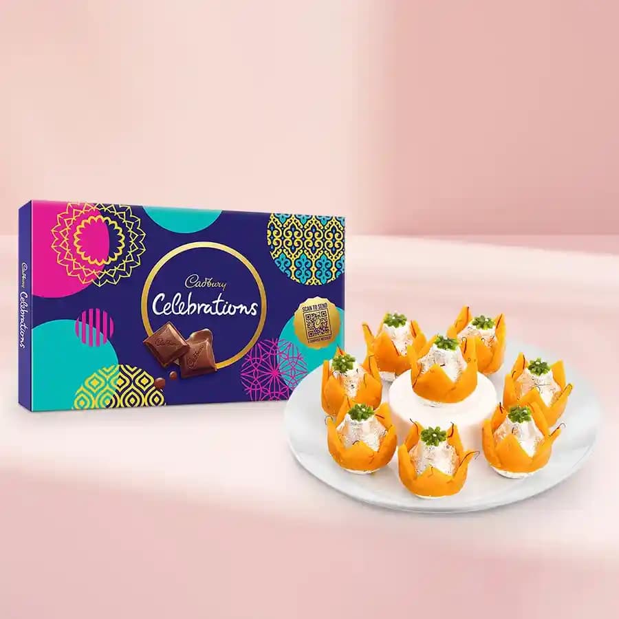 Badam Kalash from Dadus with Cadbury Celebration