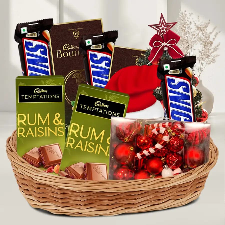 X-Mas Temptation Chocolate Gift Basket