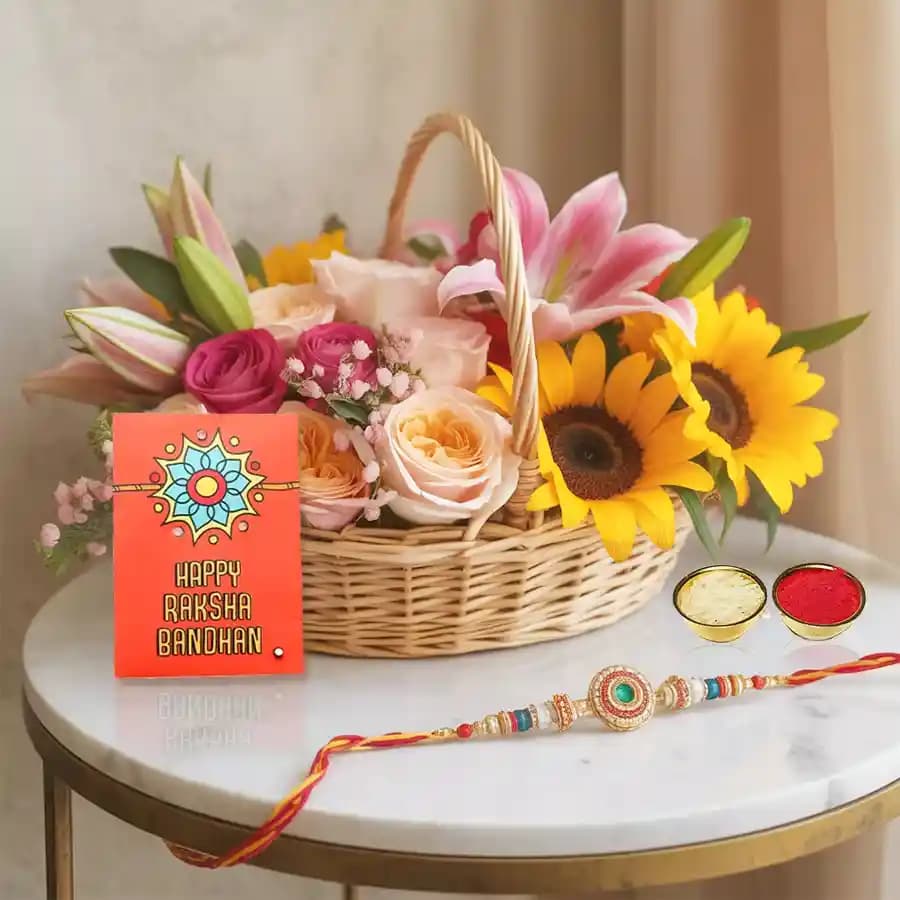 Blossoms & Blessings: Rakhi Delight