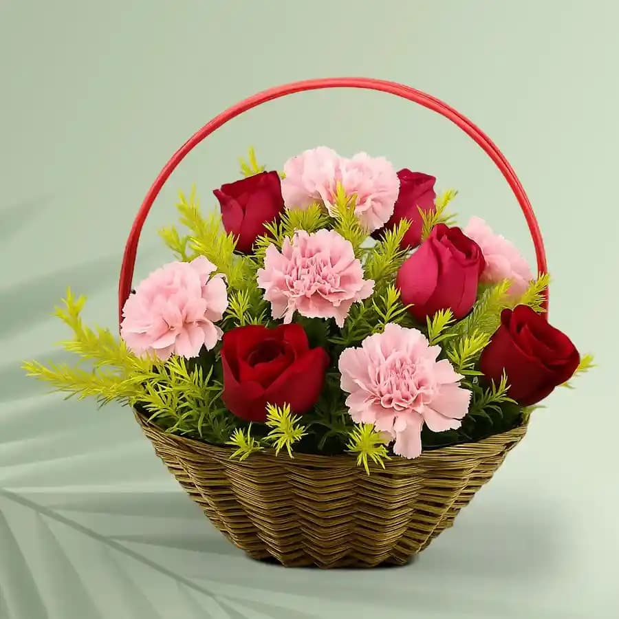 Romantic Blossom Delight Basket