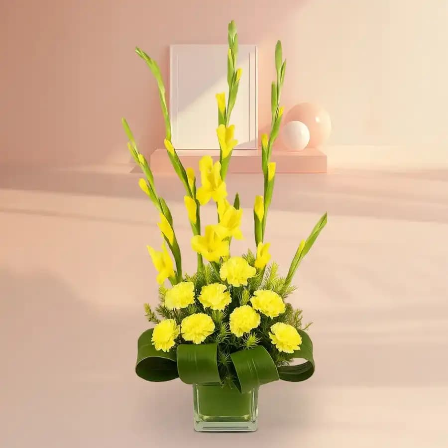 Bright Sunshine Floral Delight