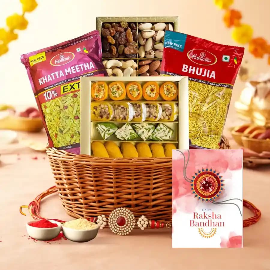 Gourmet Rakhi Celebration Basket