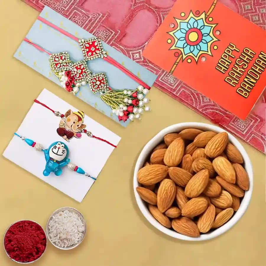 Nutty Family Bonding Rakhi Set