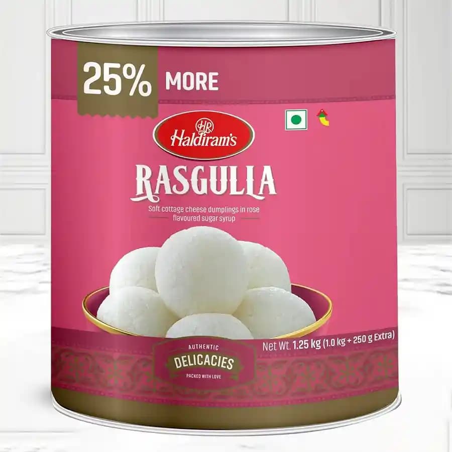 Haldiram's Sweet Symphony: 1kg Rosogolla