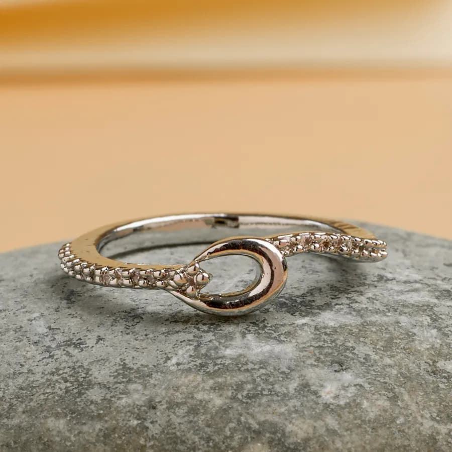 Timeless Silver Infinity Ring
