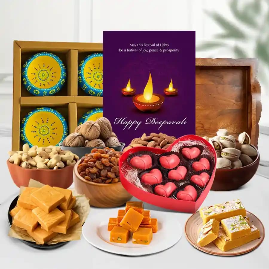 Luxurious Diwali Treats Gift Set