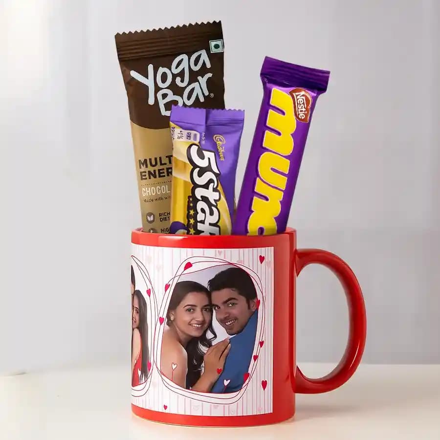 Fantastic Personalized Mug N Chocolates Gift Set