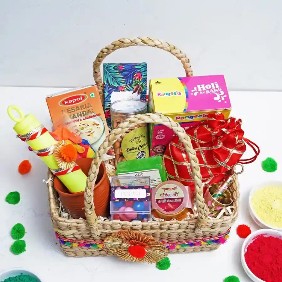 Holi Harmony Gift Basket