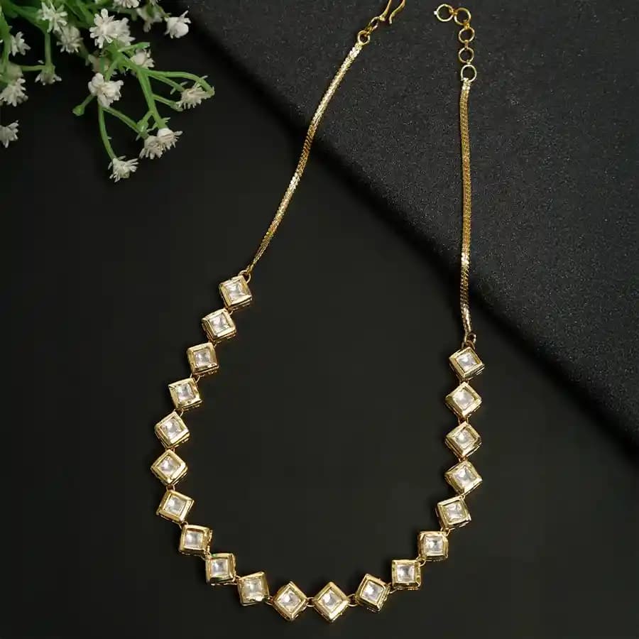 Stunning Kundan Necklace Gift