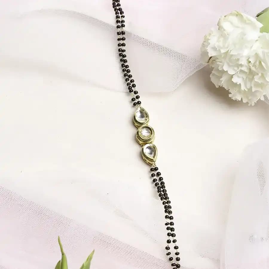 Luxe Kundan Bracelet Mangalsutra